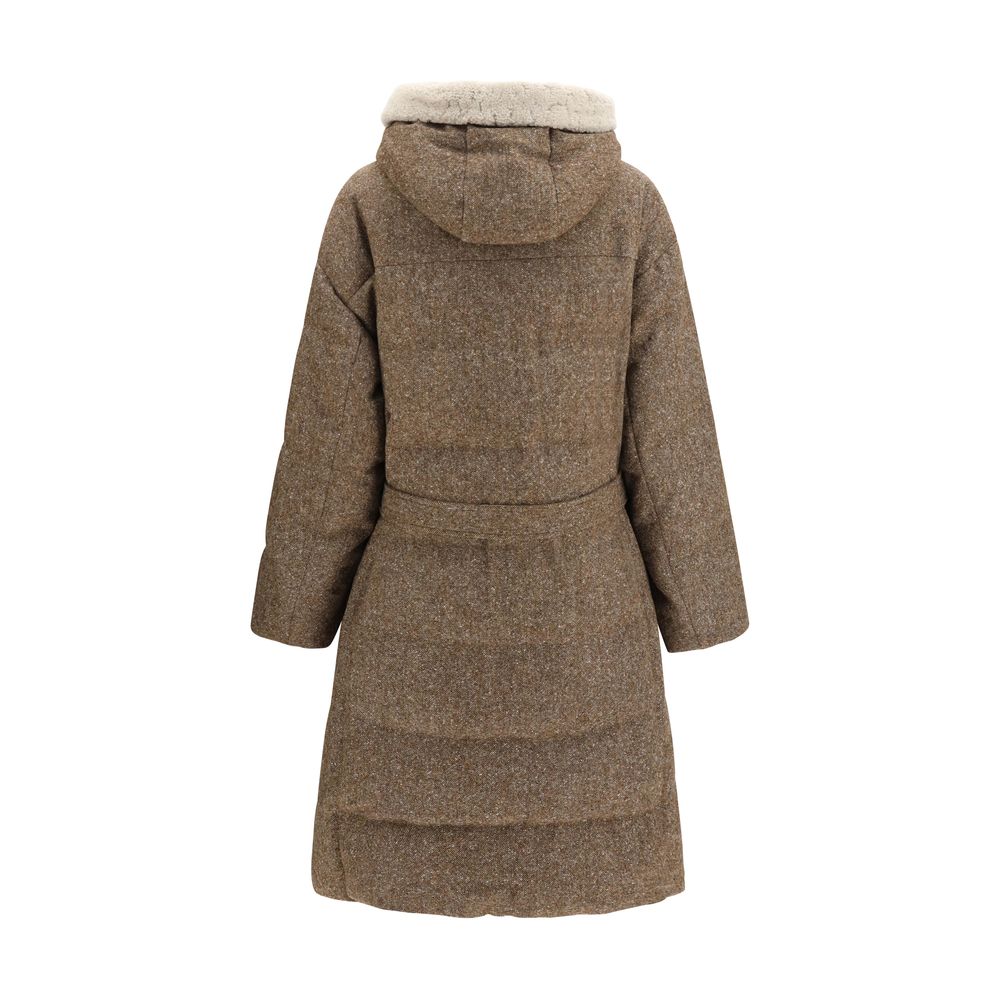 Brown Wool Oves Aries Coat