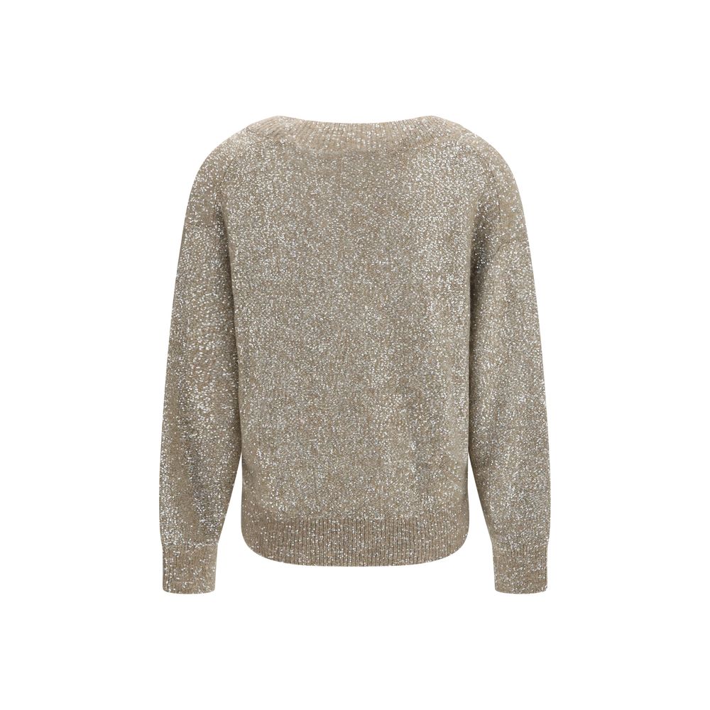 Beige Polyamide Sweatshirt