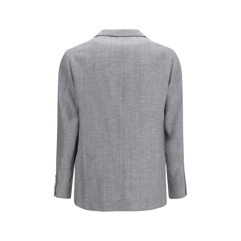 Gray Wool Oves Aries Blazer