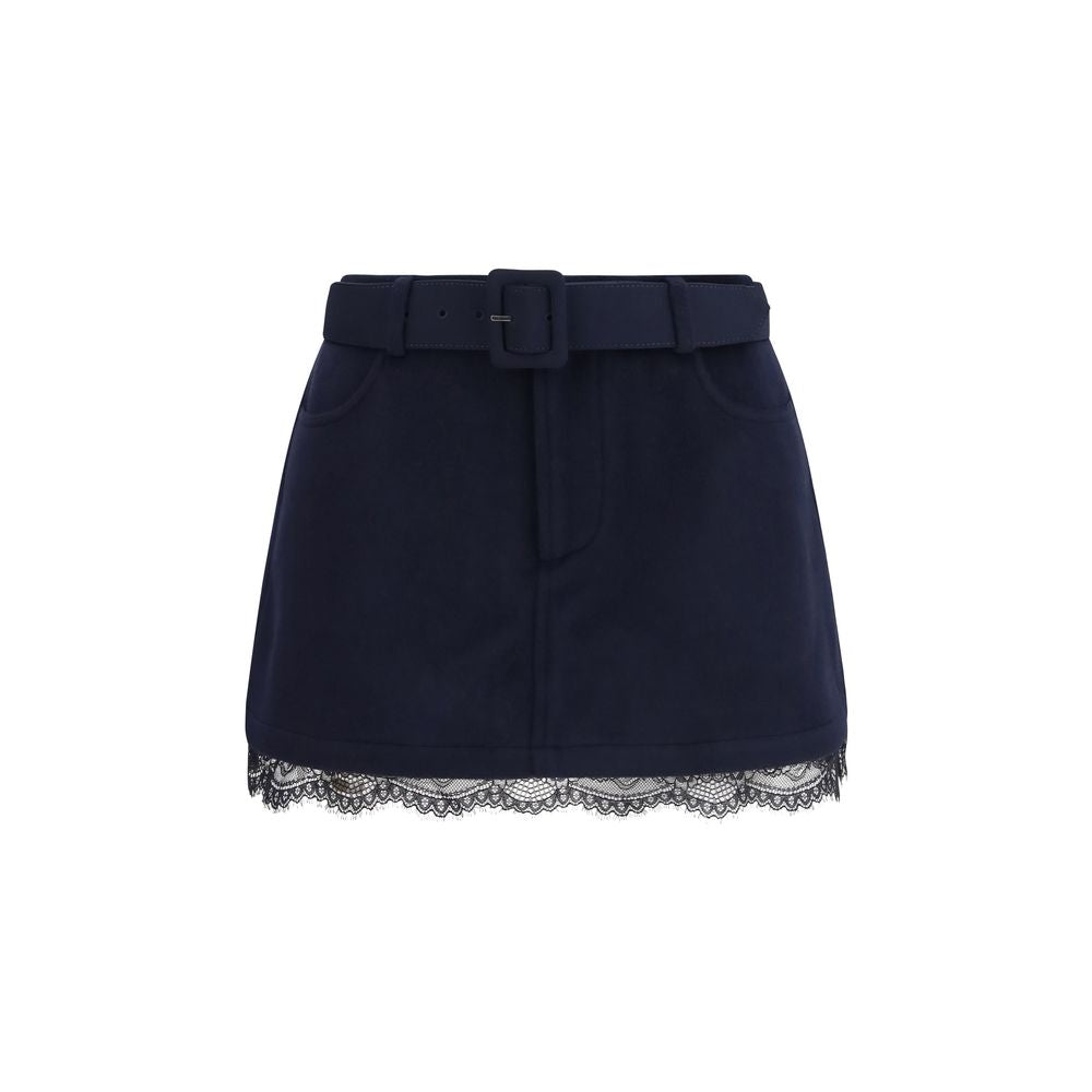 Blue Wool Oves Aries Bermuda Shorts