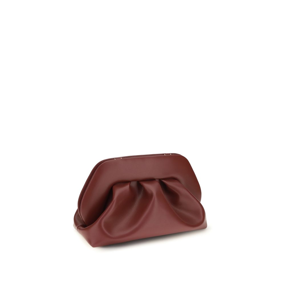 Bordeaux Vegan Leather Clutch Bag