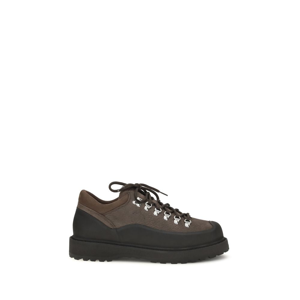 Brown Calf Leather Bos Taurus Athletic Sneakers