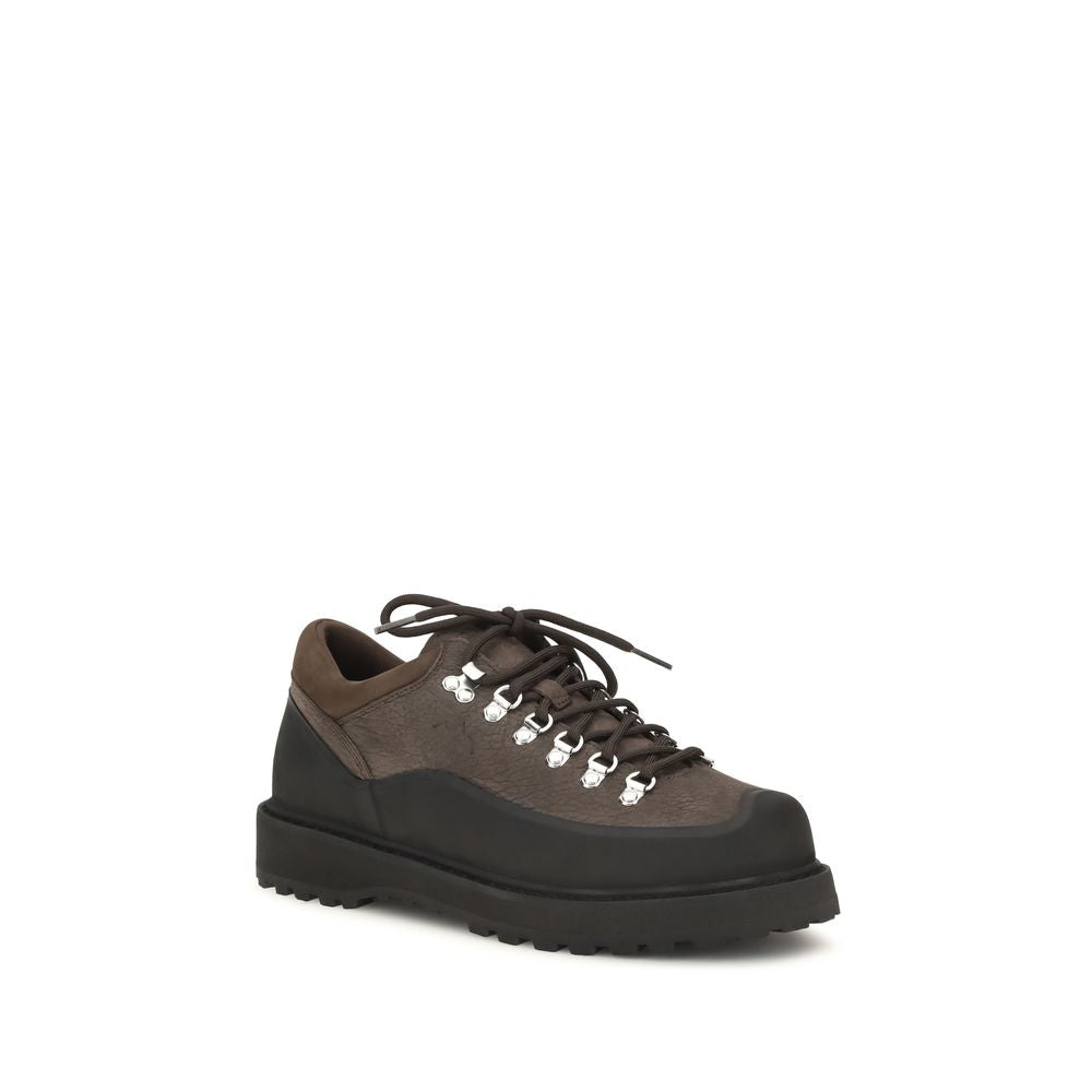 Brown Calf Leather Bos Taurus Athletic Sneakers