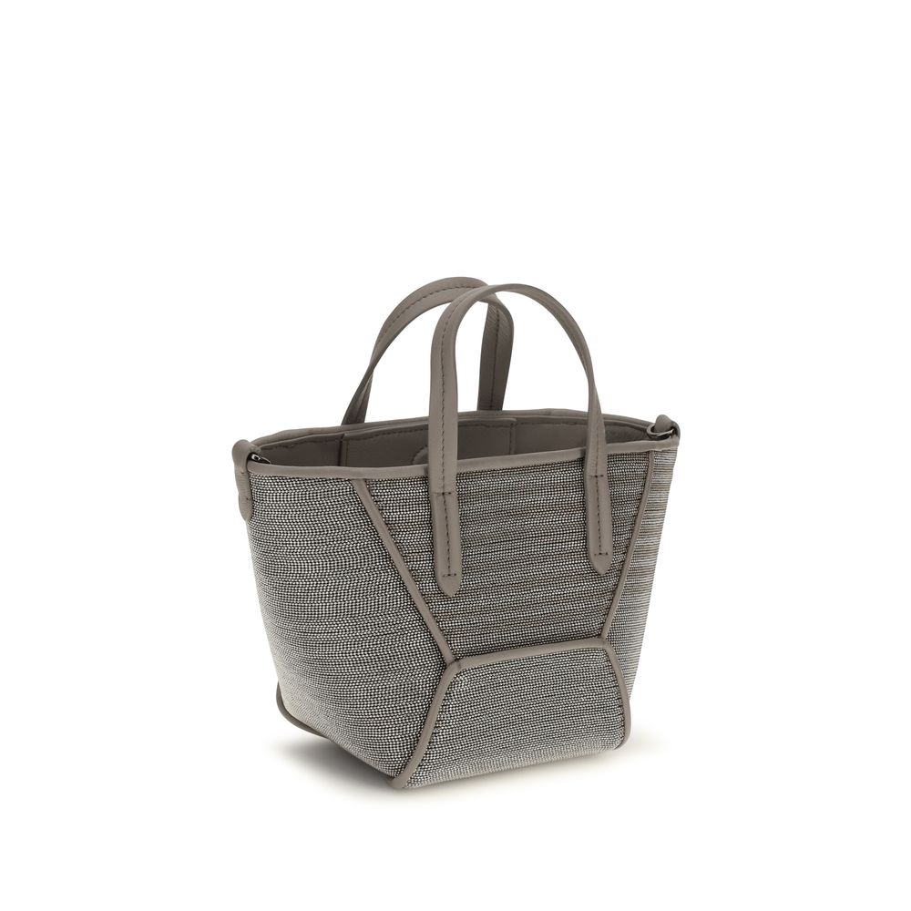 Gray Calf Leather Bos Taurus Shoulder Bag