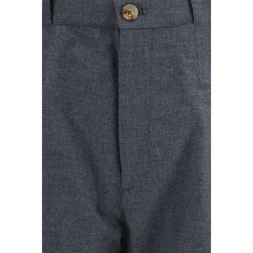 Gray Wool Oves Aries Dress Pants