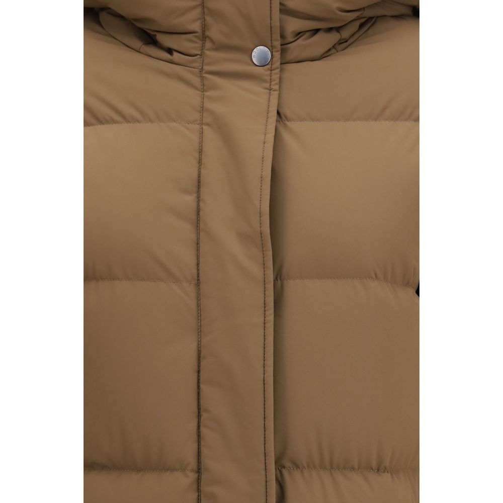 Brown Polyamide Coat