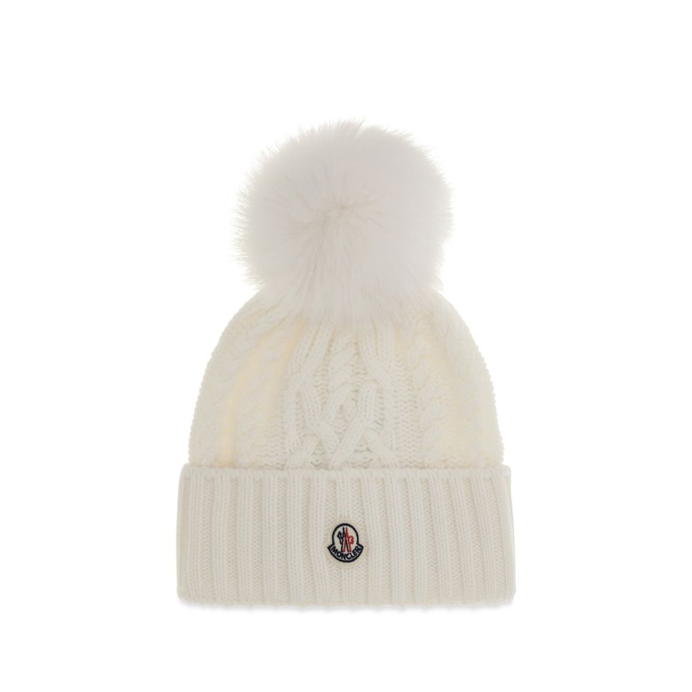 White Wool Oves Aries Beanie
