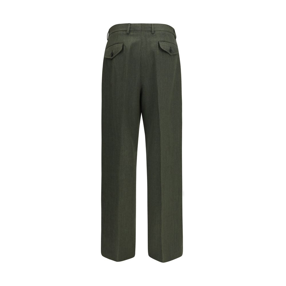 Bicolor Wool Oves Aries Casual Pants