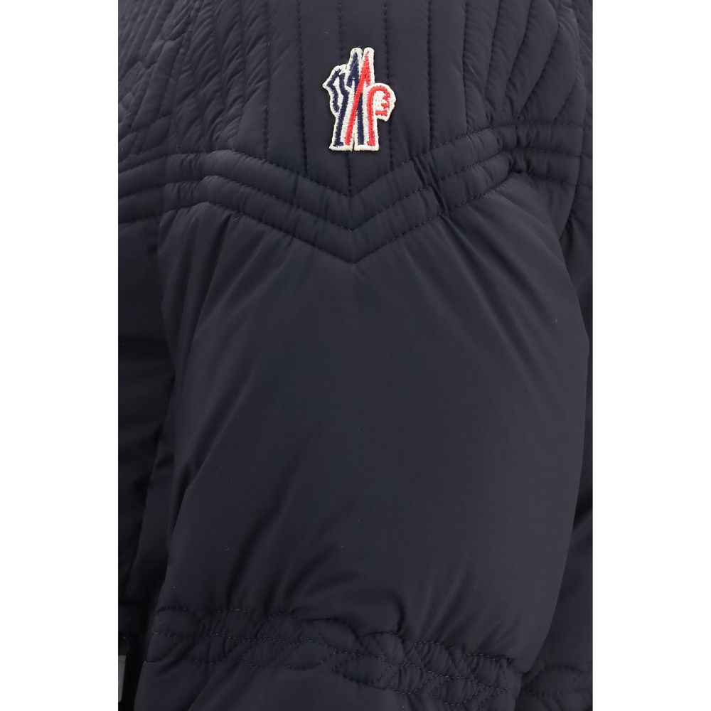 Black Polyamide Full-Length Jacket