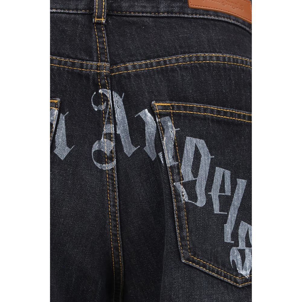 Black Cotton Jeans Denim