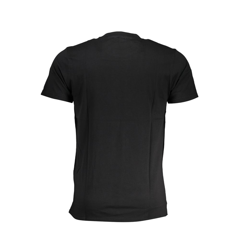 Black Cotton Men's T-Shirt