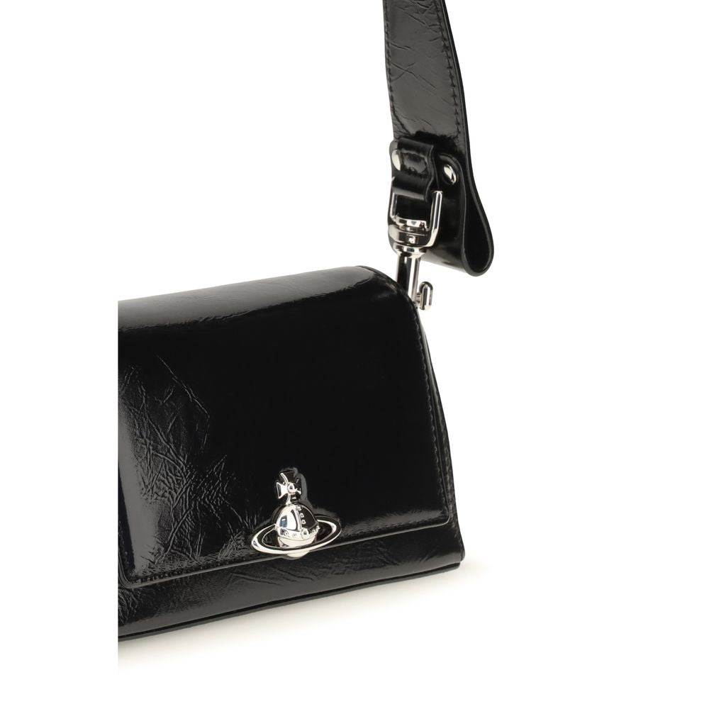 Black Calf Leather Bos Taurus Shoulder Bag