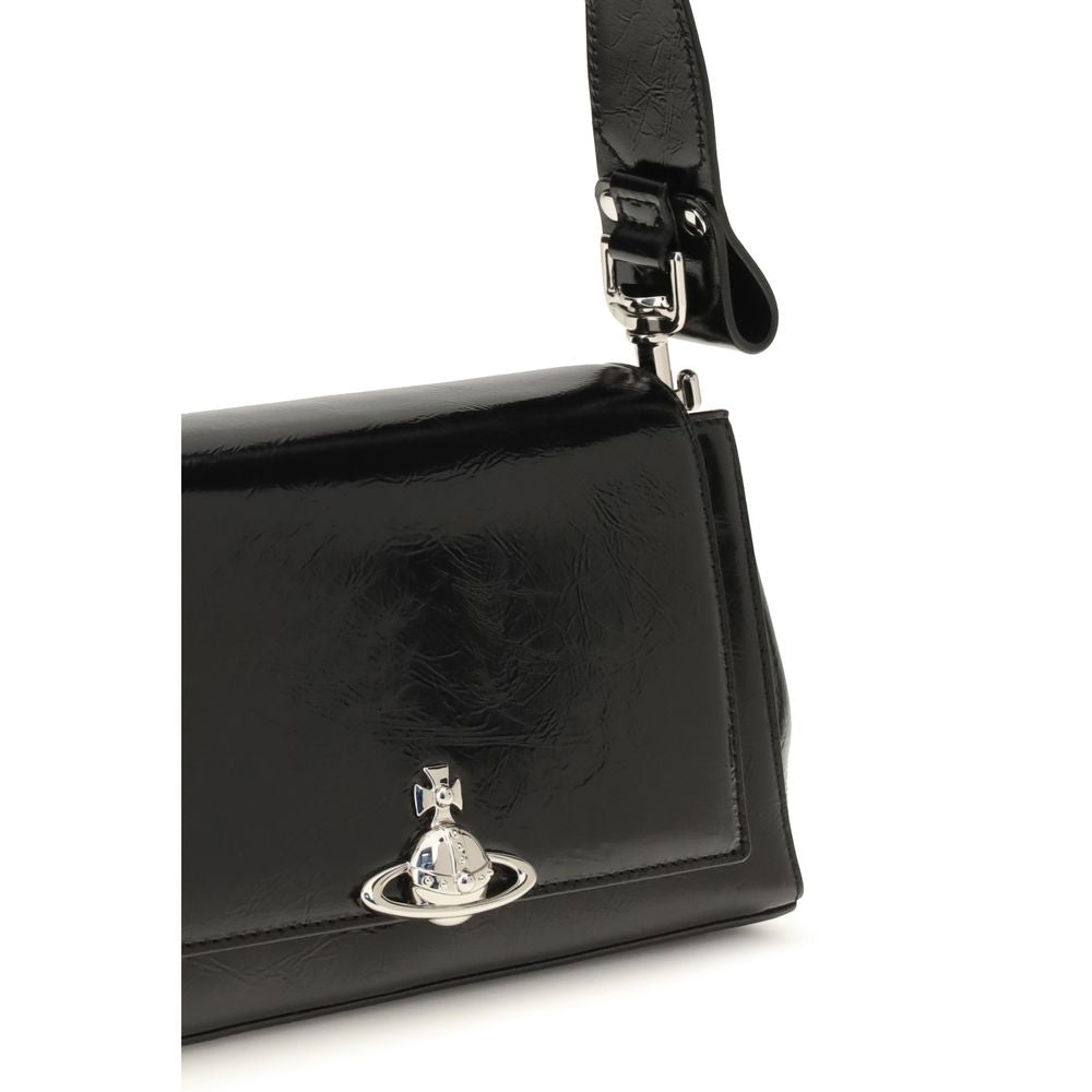 Black Calf Leather Bos Taurus Shoulder Bag