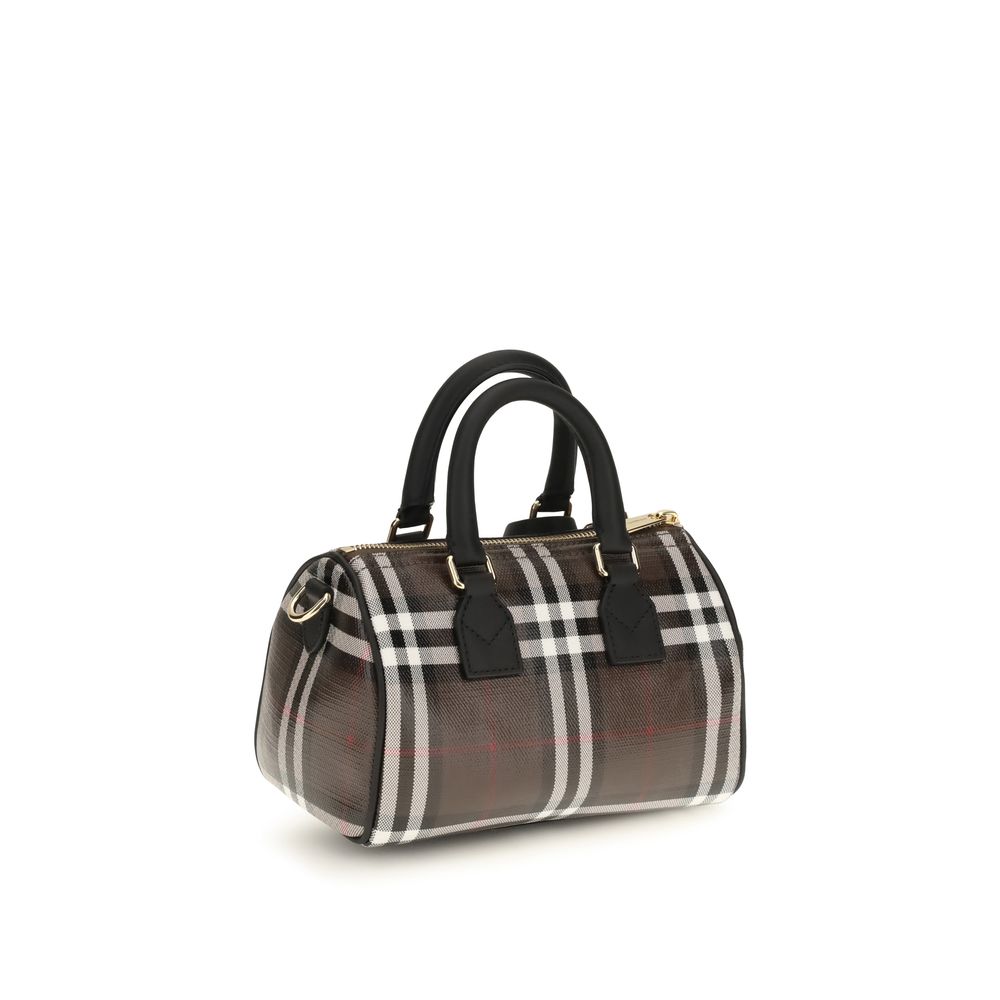 Brown Cotton Handbag