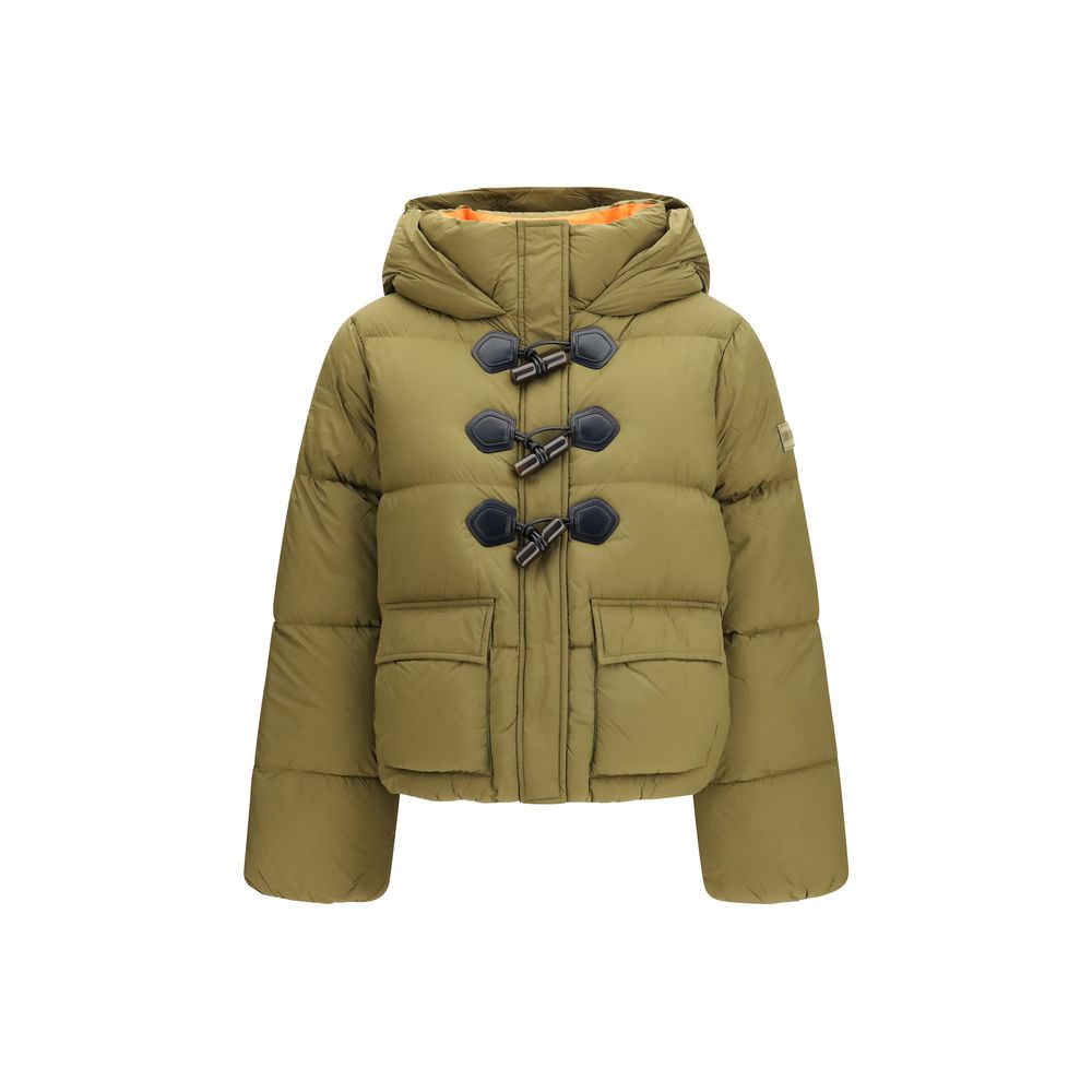 Bicolor Nylon Full-Length Jacket