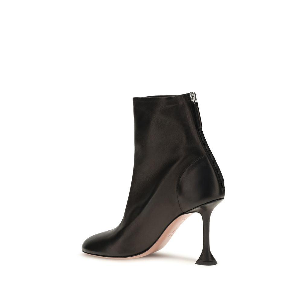 Black Lamb Ovis Aries Ankle Boots