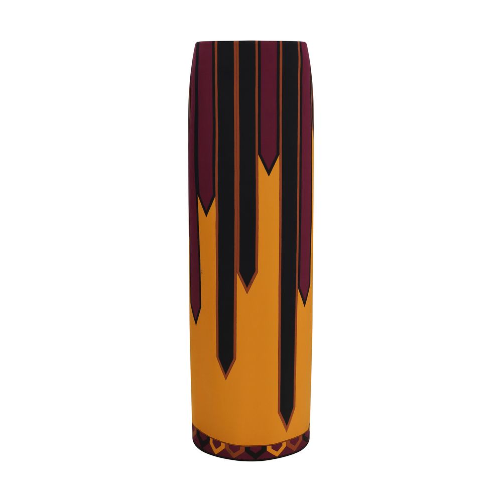 Multicolor Polyamide Long Skirt