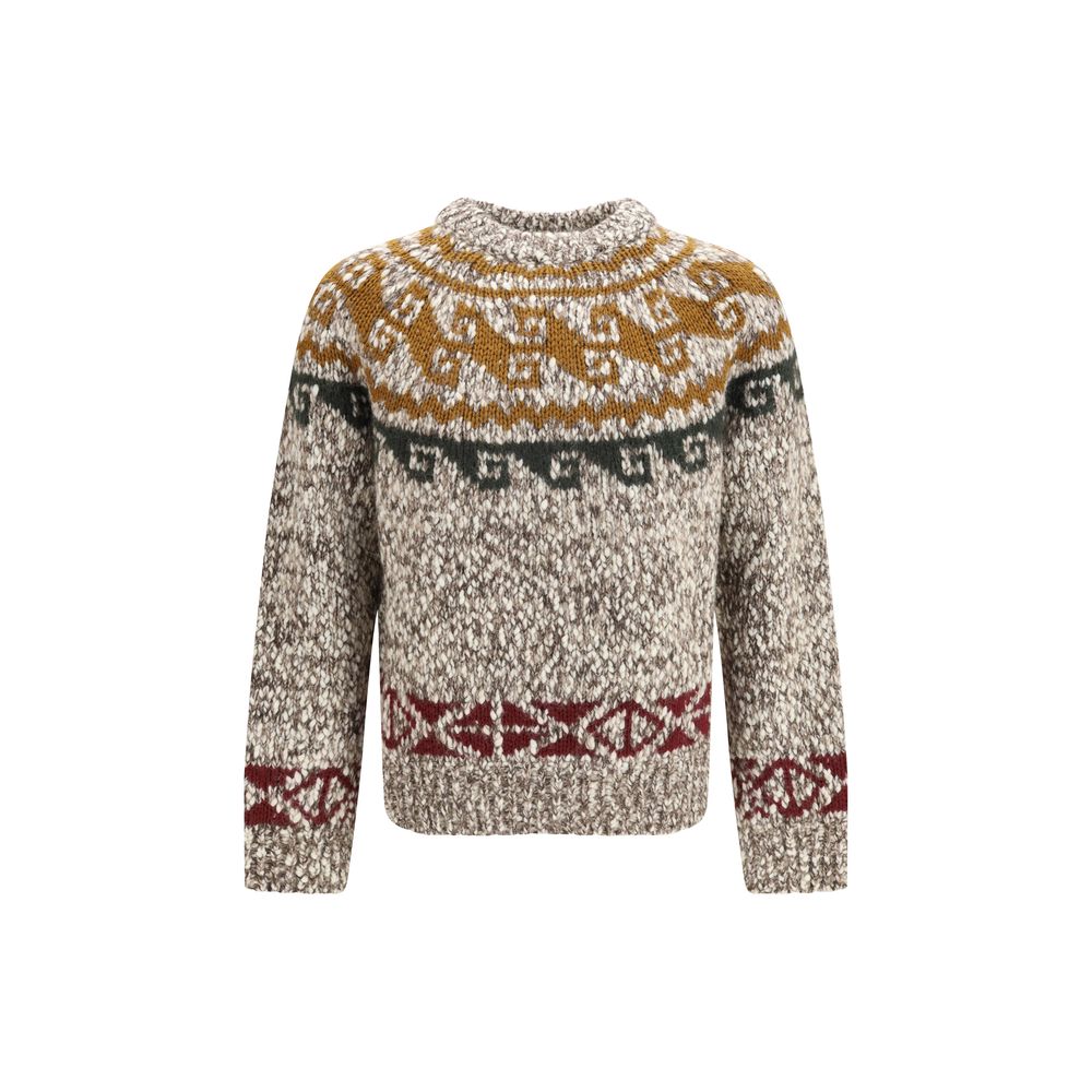 Beige Wool Oves Aries Sweatshirt