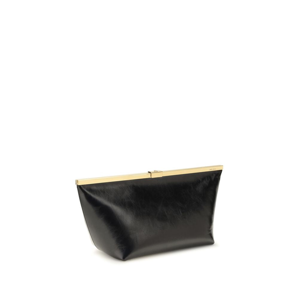 Black Calf Leather Bos Taurus Clutch Bag