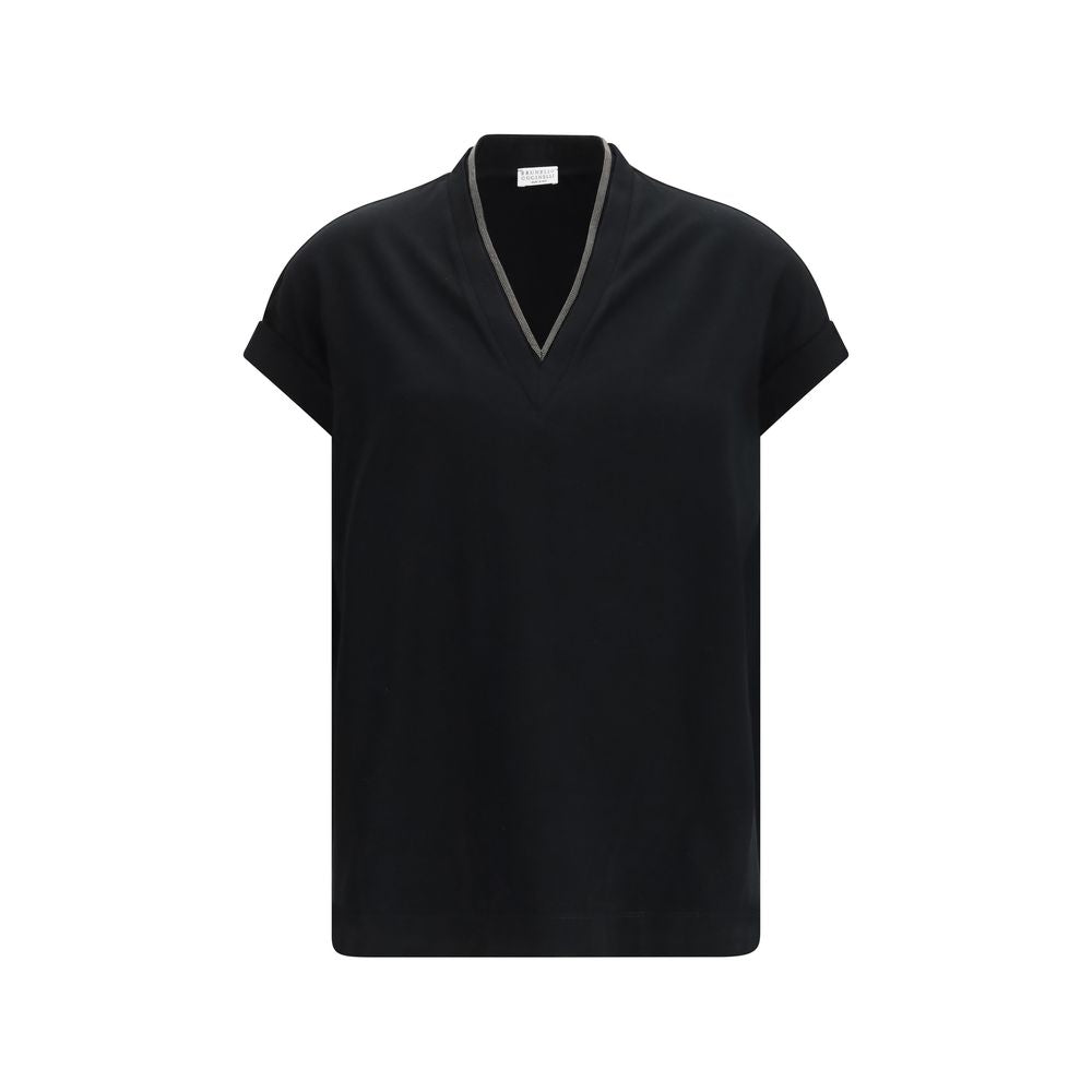 Black Cotton T-Shirt
