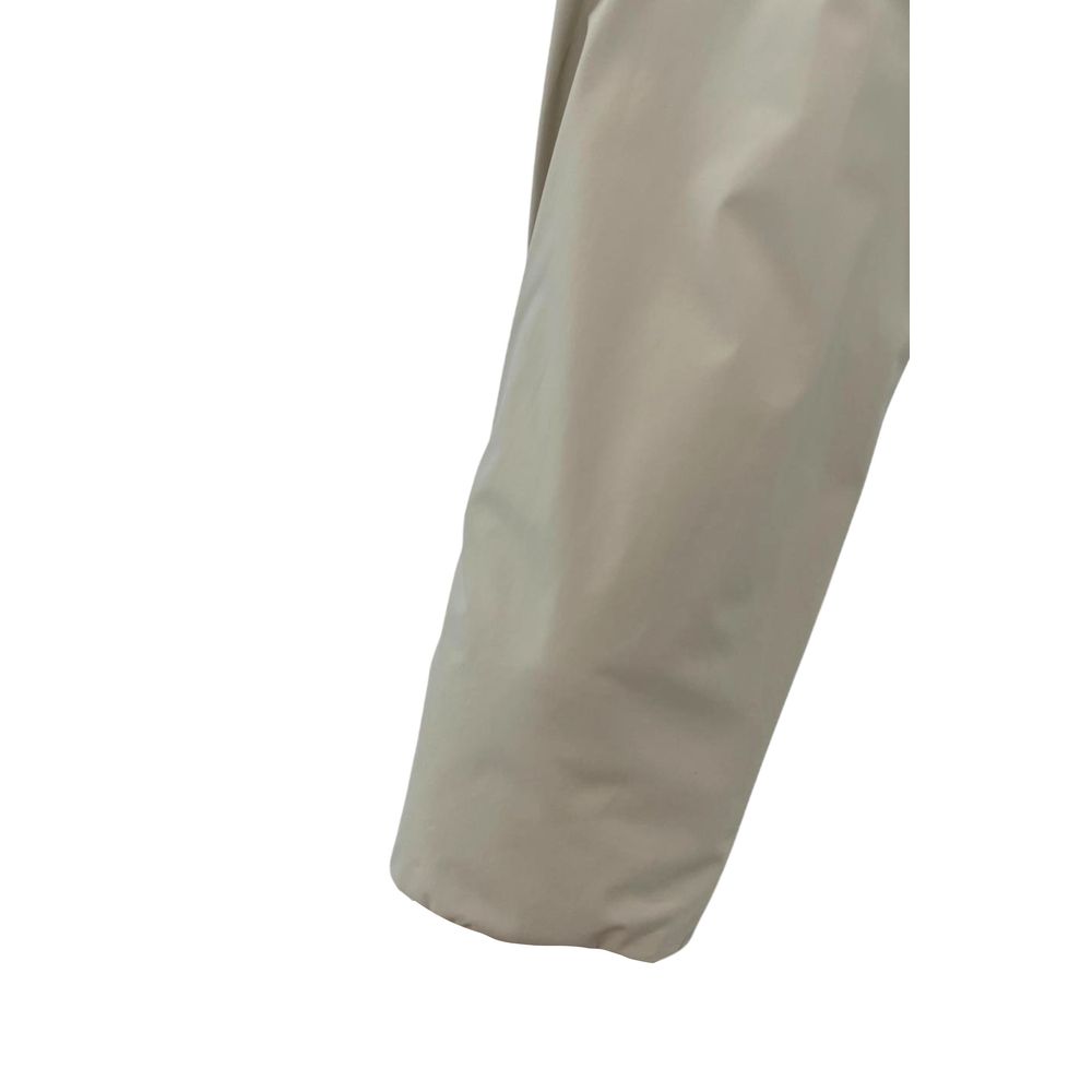 Beige Polyester Men Jacket