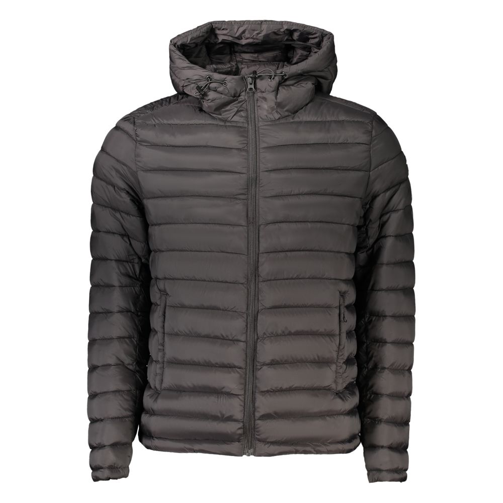 Black Polyamide Men's Jacket