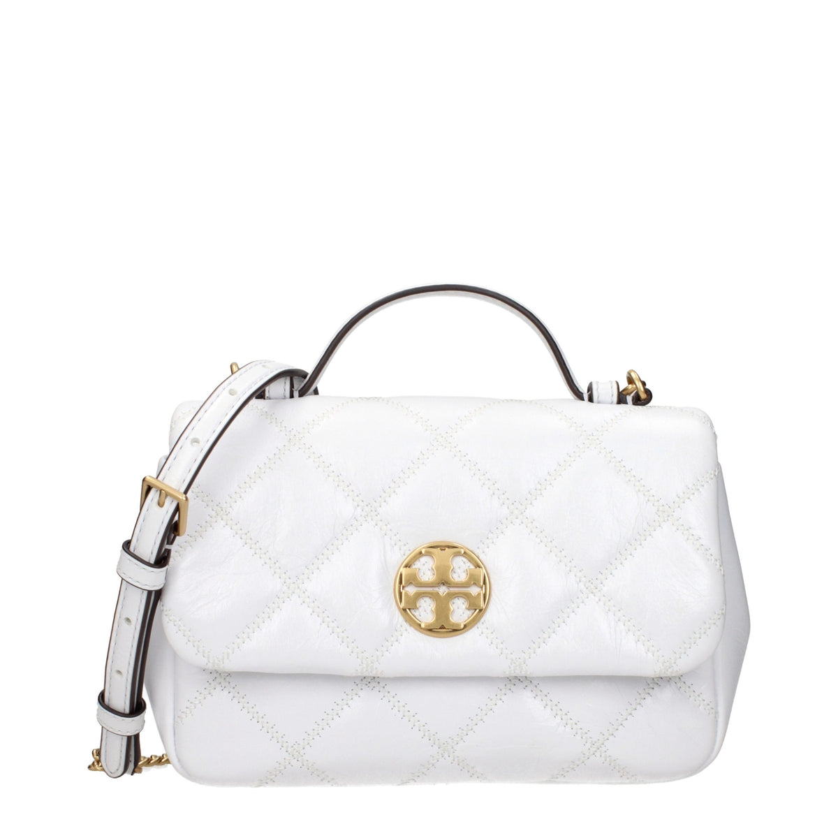 White Leather Handbag