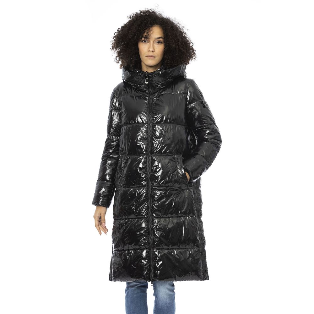 Black Nylon Women Jacket