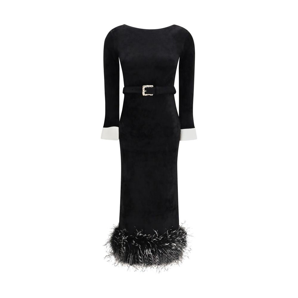 Black Viscose Cocktail Dress