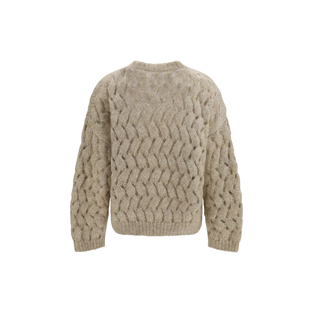 Beige Mohair Sweatshirt