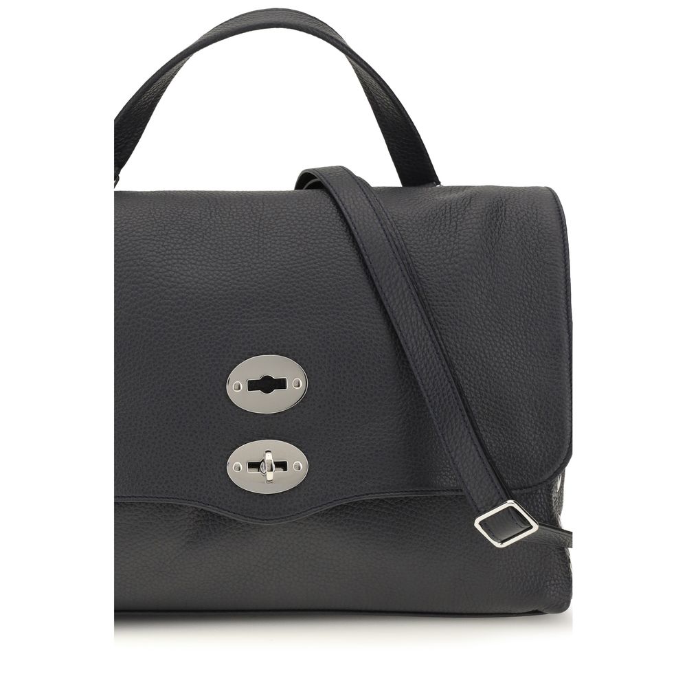 Blue Calf Leather Bos Taurus Handbag