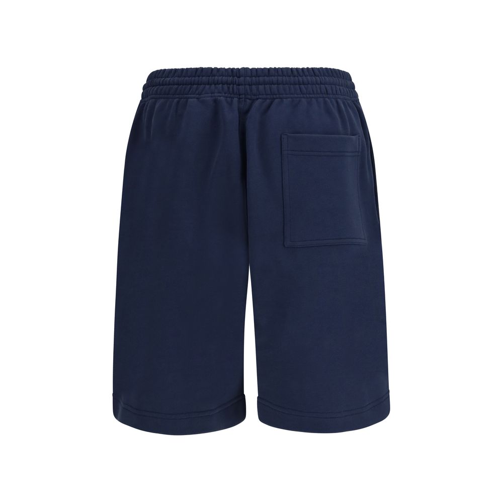 Blue Cotton Shorts