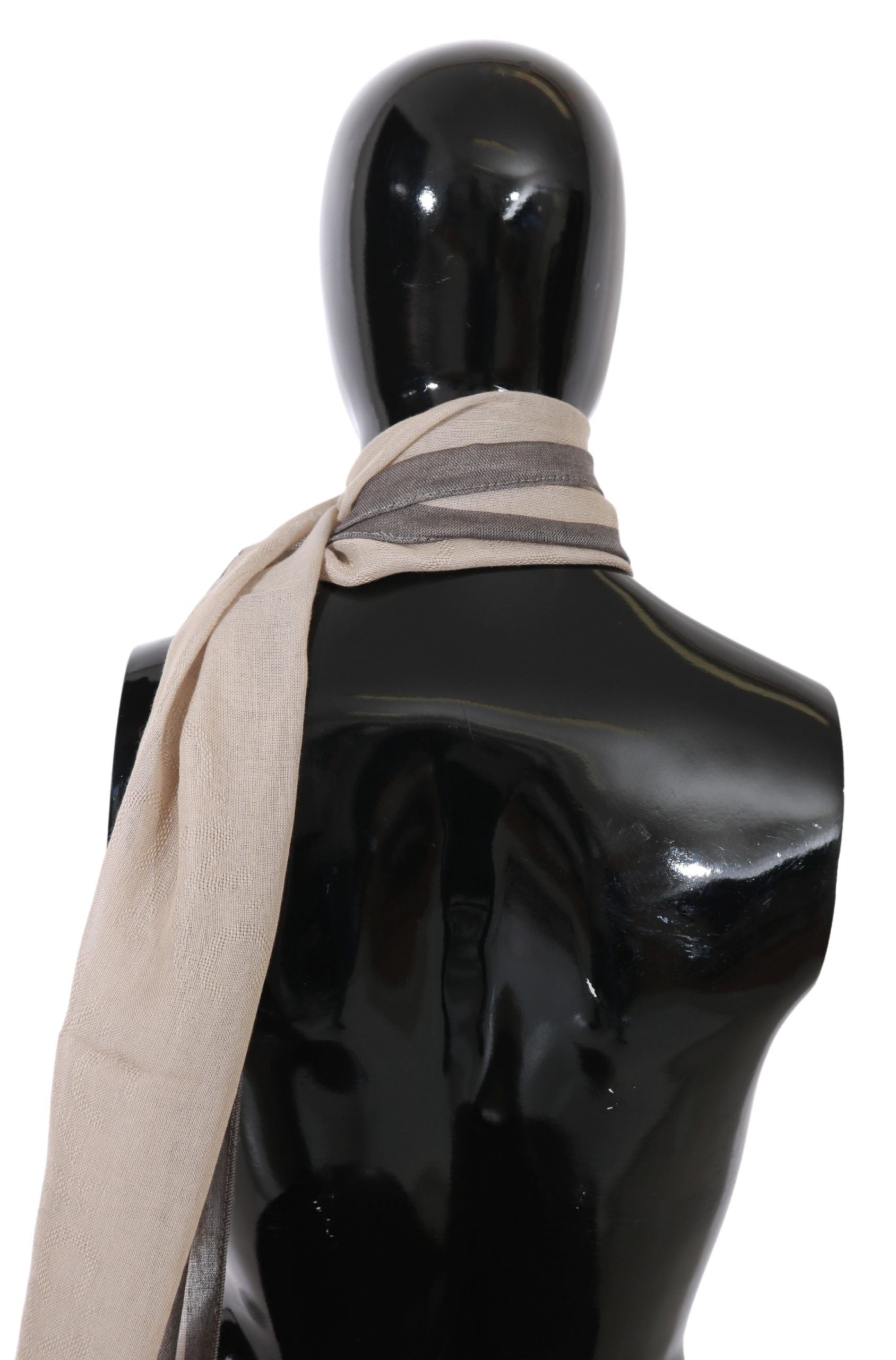 Beige Women Cotton Shawl Scarf