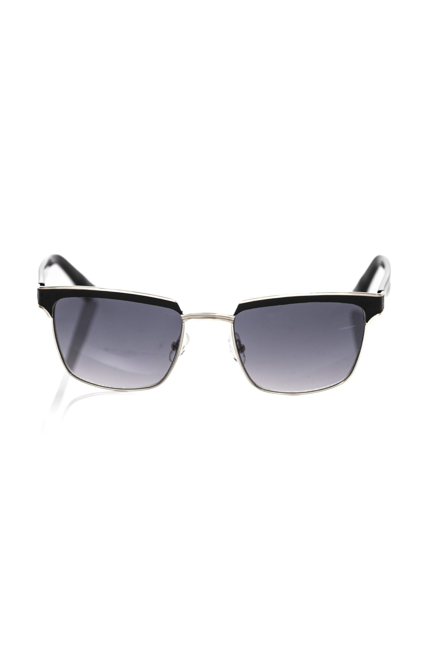 Black Metallic Fiber Men Sunglasses