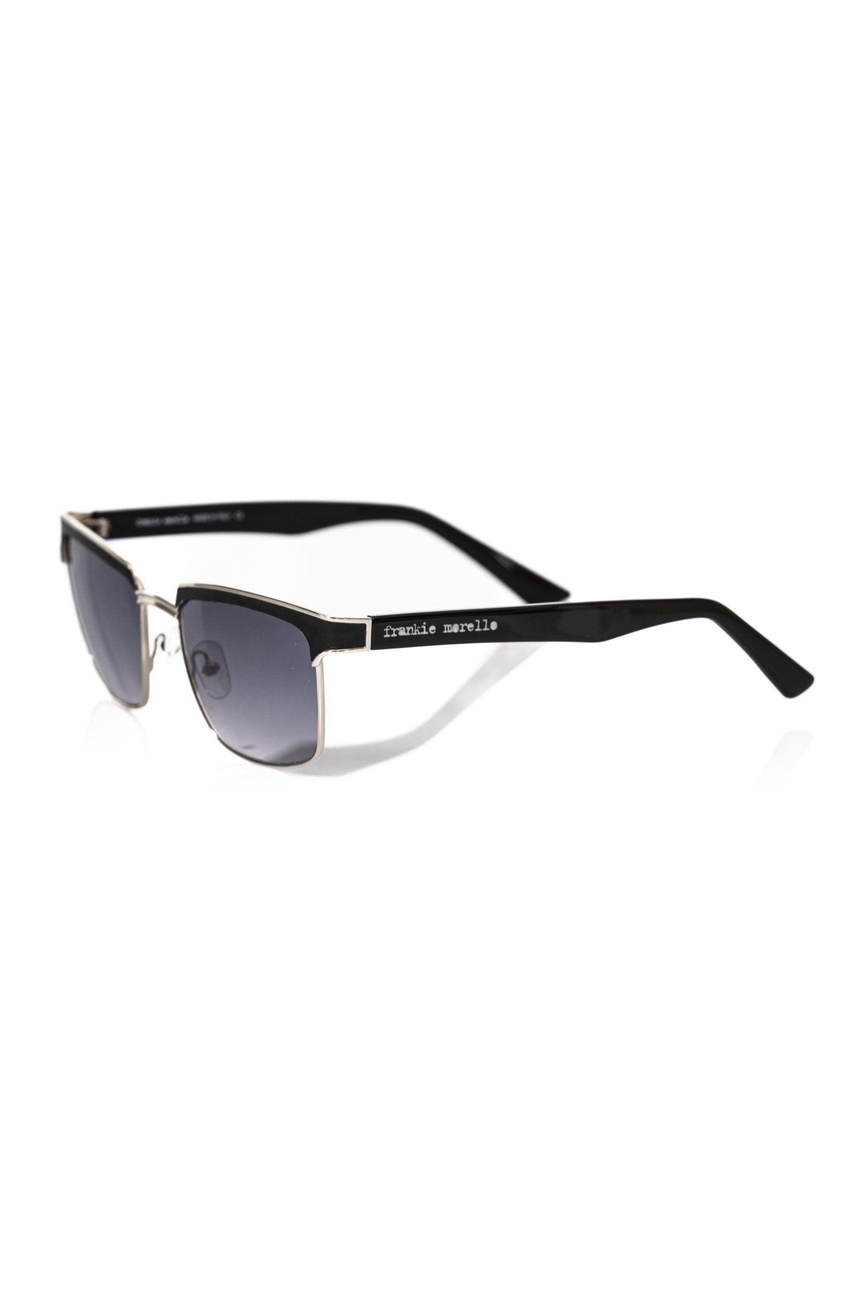 Black Metallic Fiber Men Sunglasses