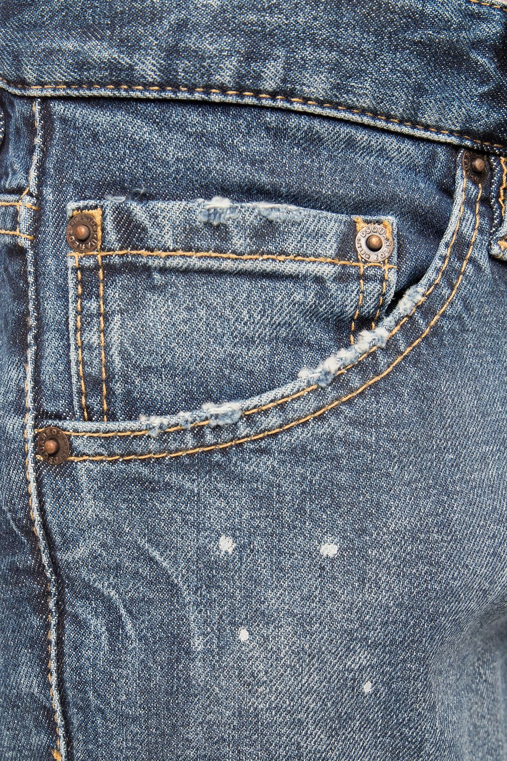 Blue Cotton Men Jeans