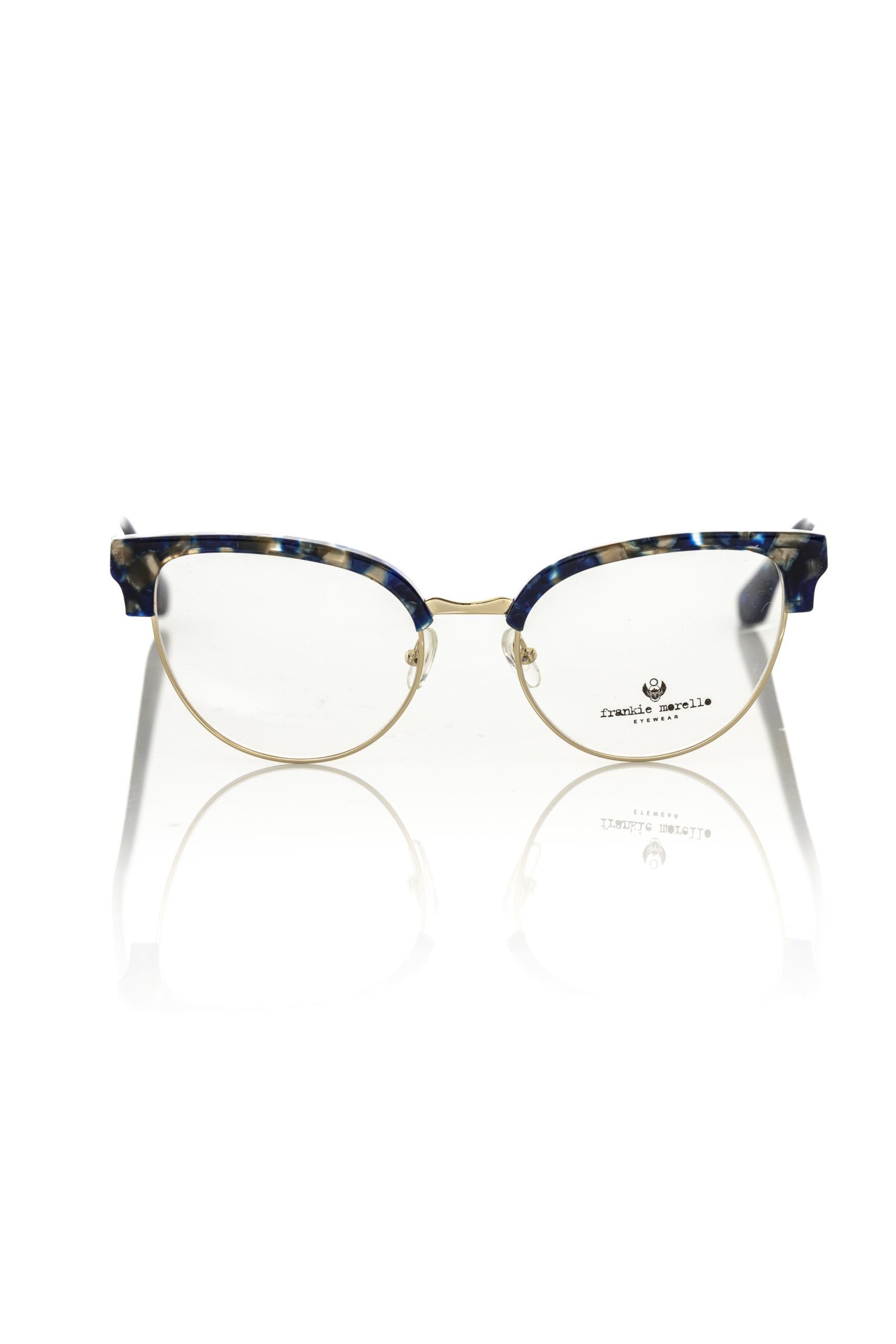 Blue Metallic Women's Eyeglass Frame
