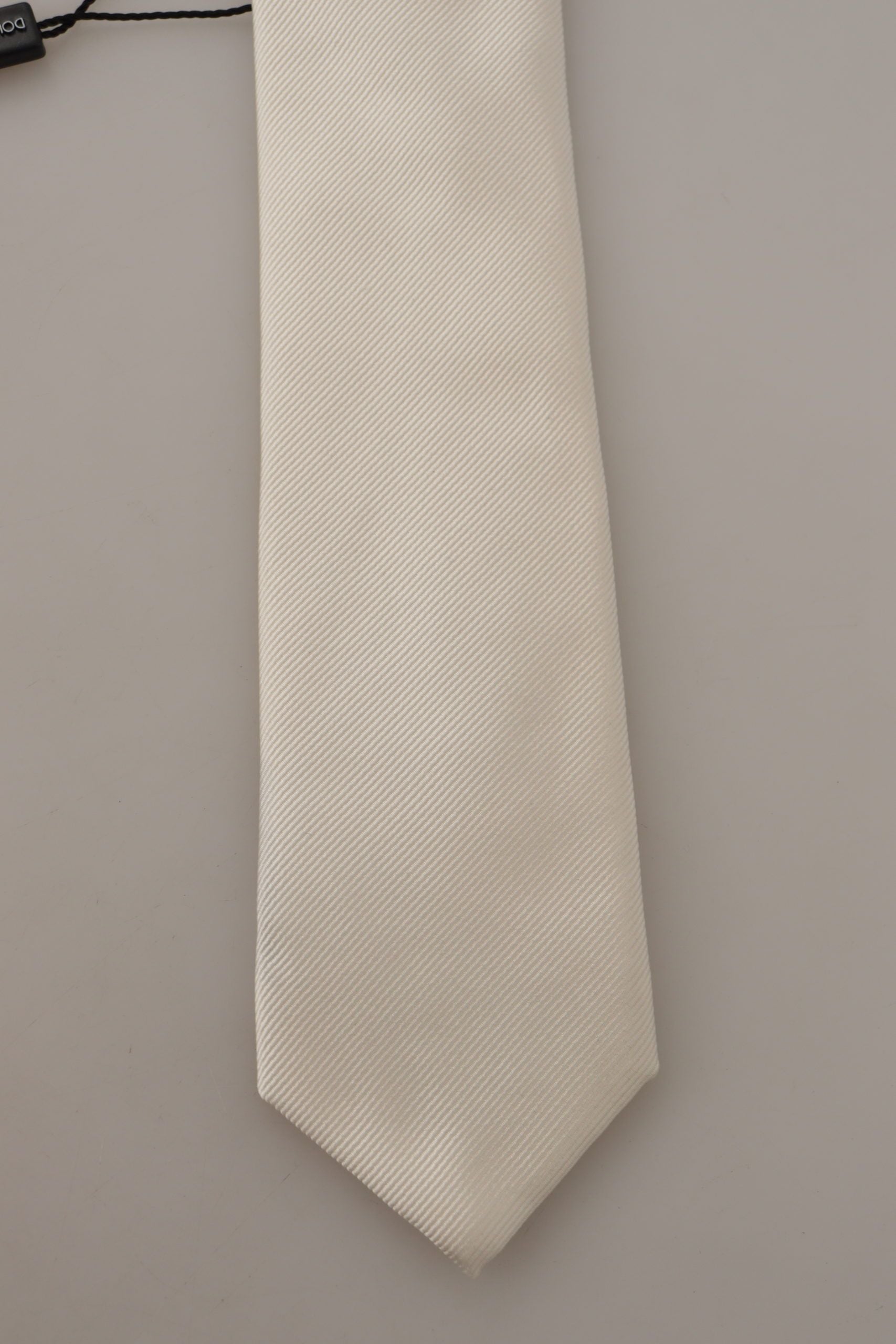 Off-White 100% Silk Slim Adjustable Accessory Necktie