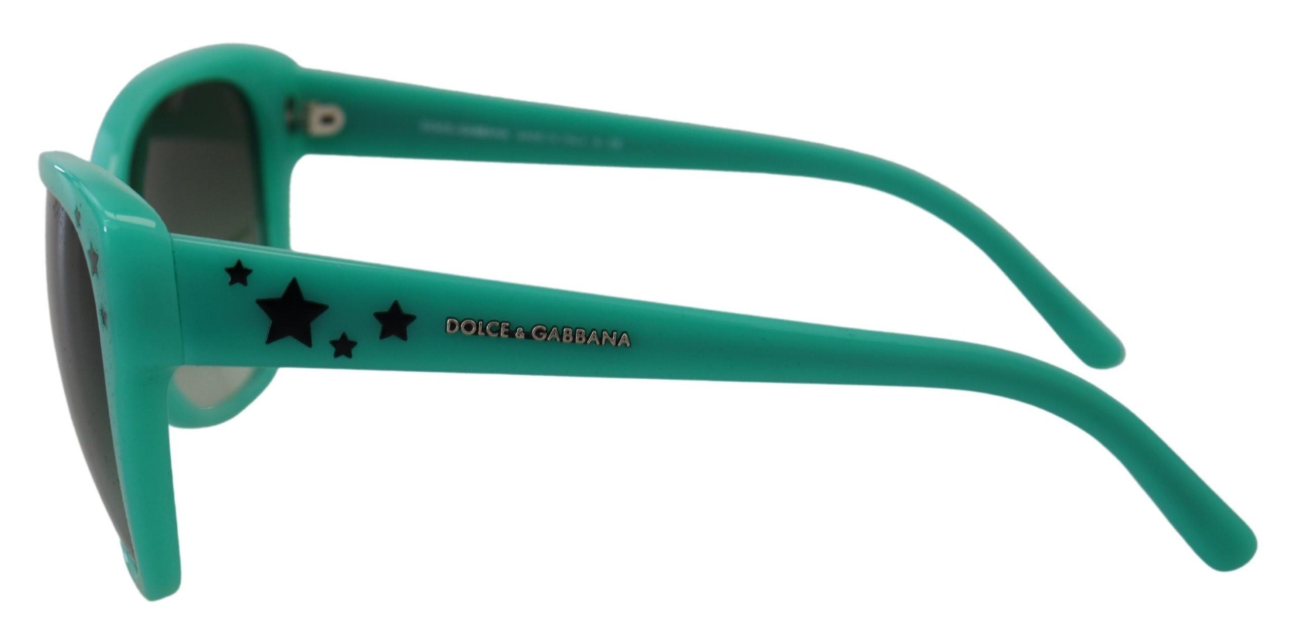 Green Stars Acetate Square Shades DG4124 Sunglasses