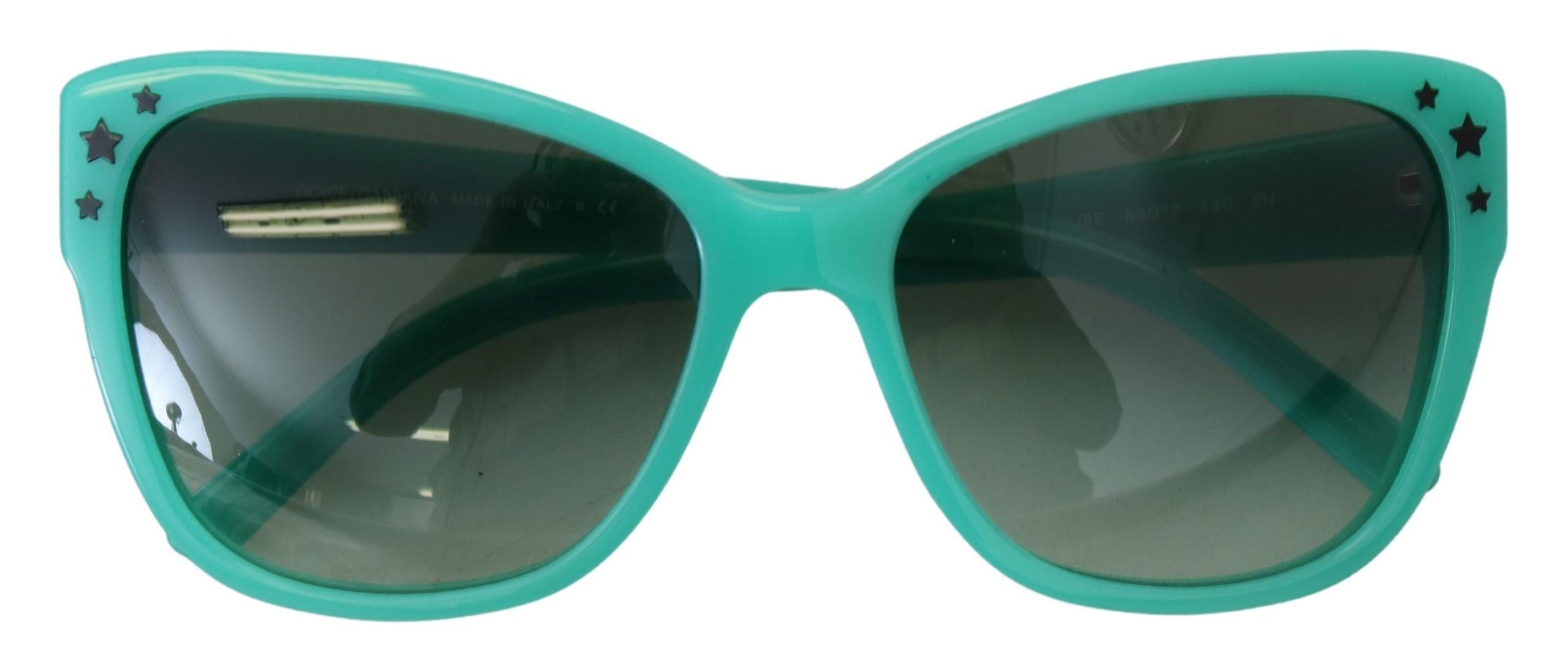 Green Stars Acetate Square Shades DG4124 Sunglasses
