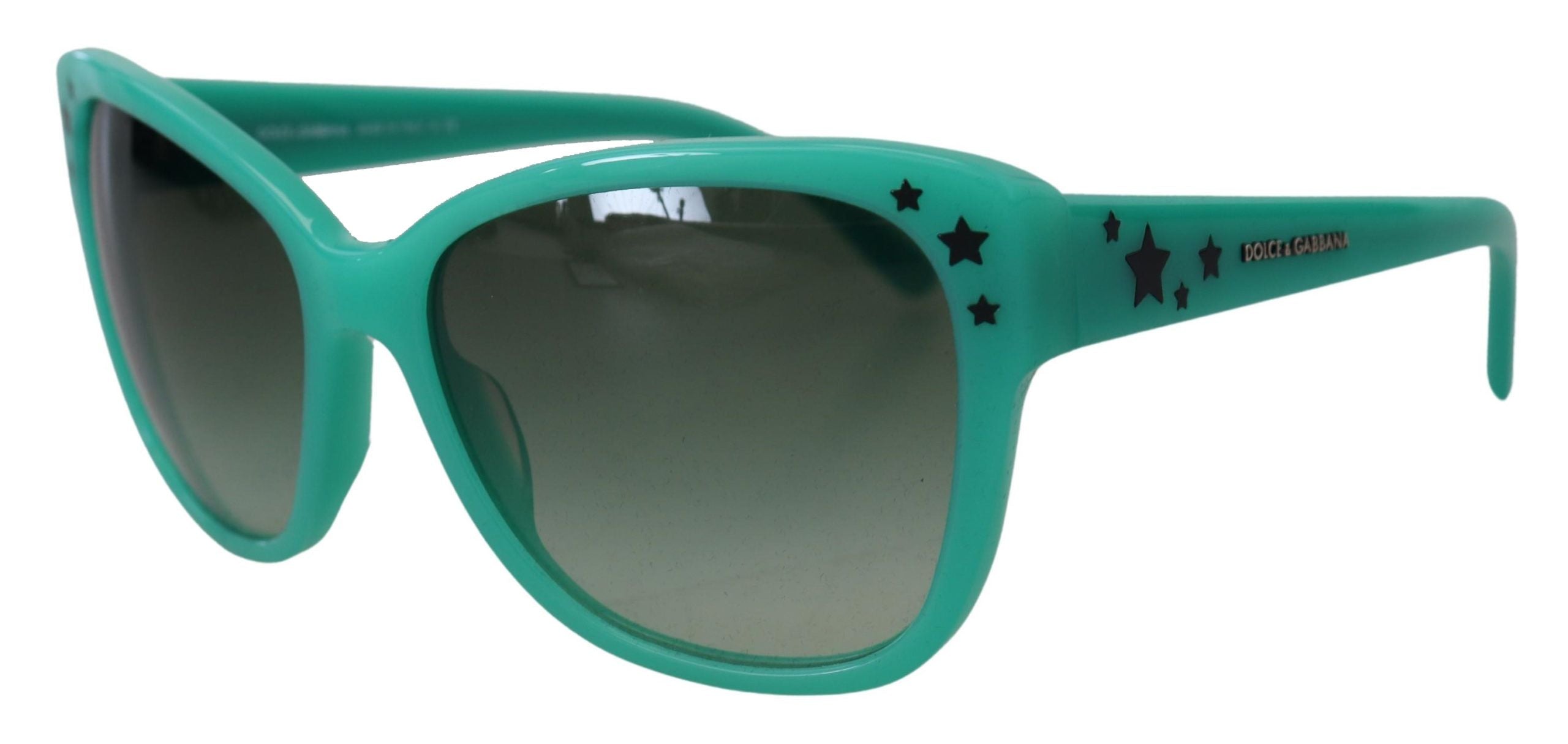 Green Stars Acetate Square Shades DG4124 Sunglasses
