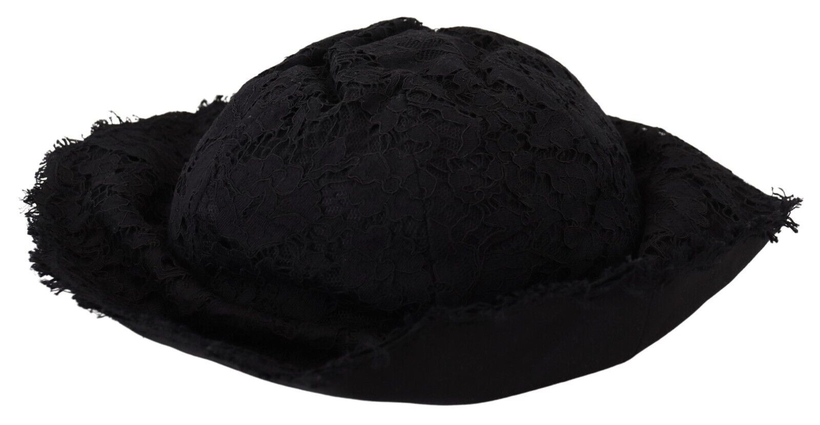 Black Cotton Wide Brim Shade Hat