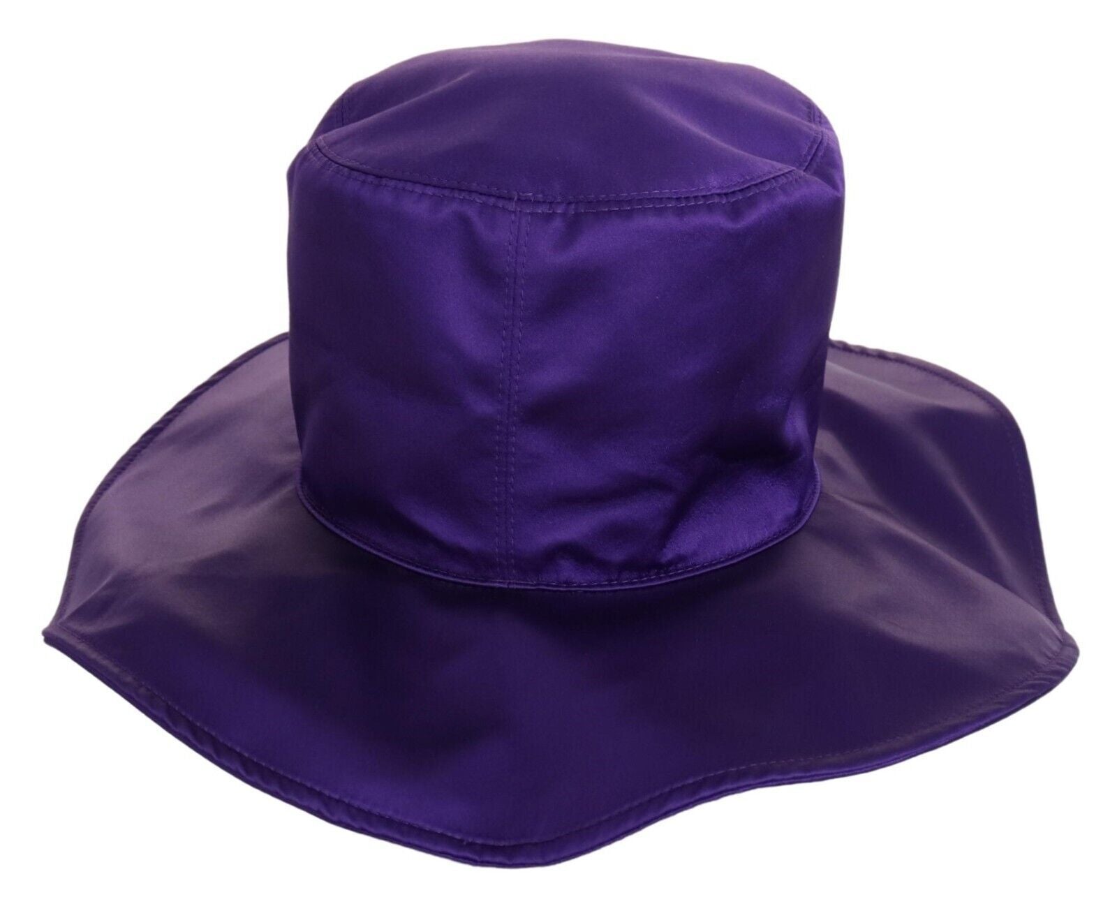 Purple Silk Stretch Top Hat