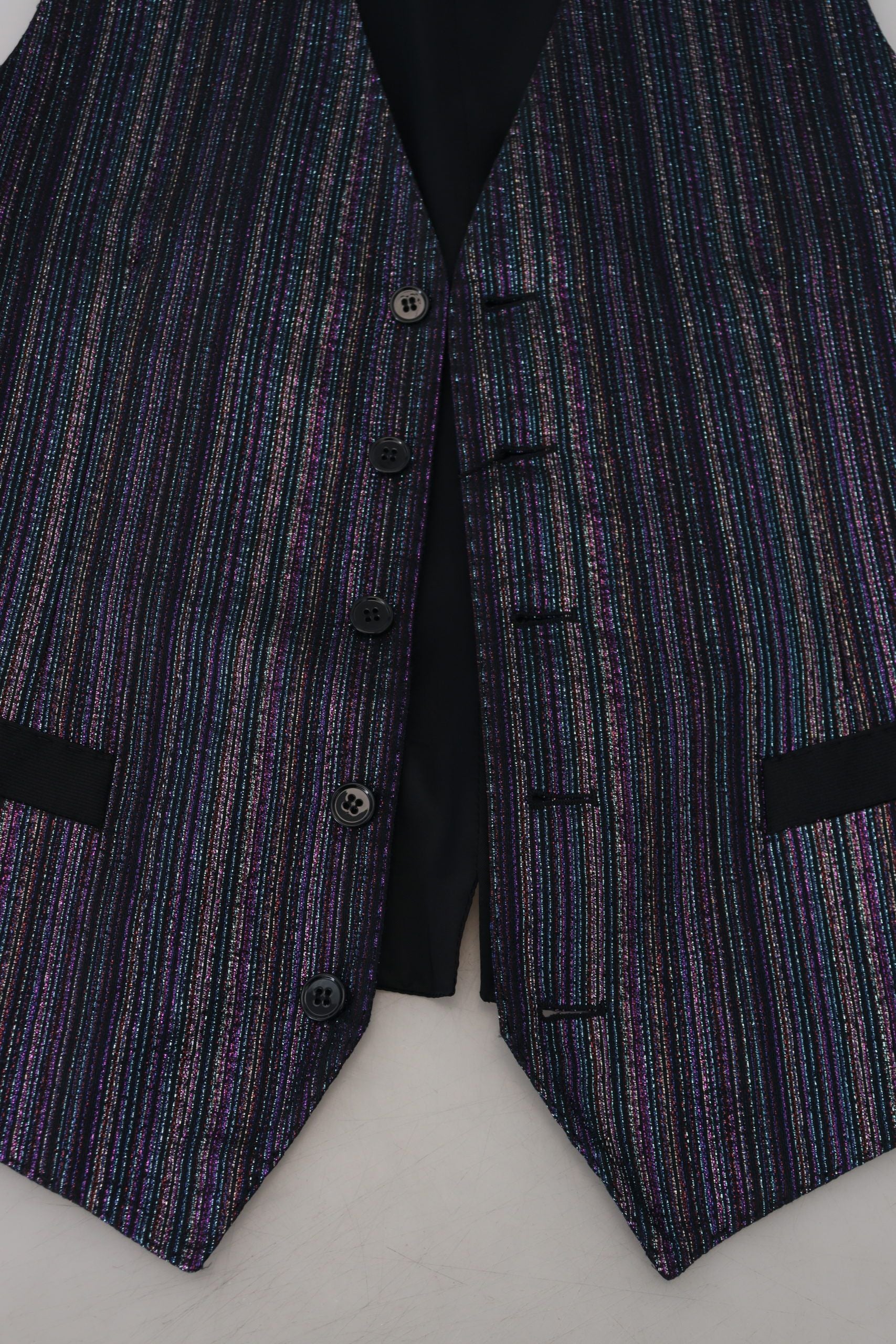 Multicolor Polyester Waistcoat Dress Formal Vest