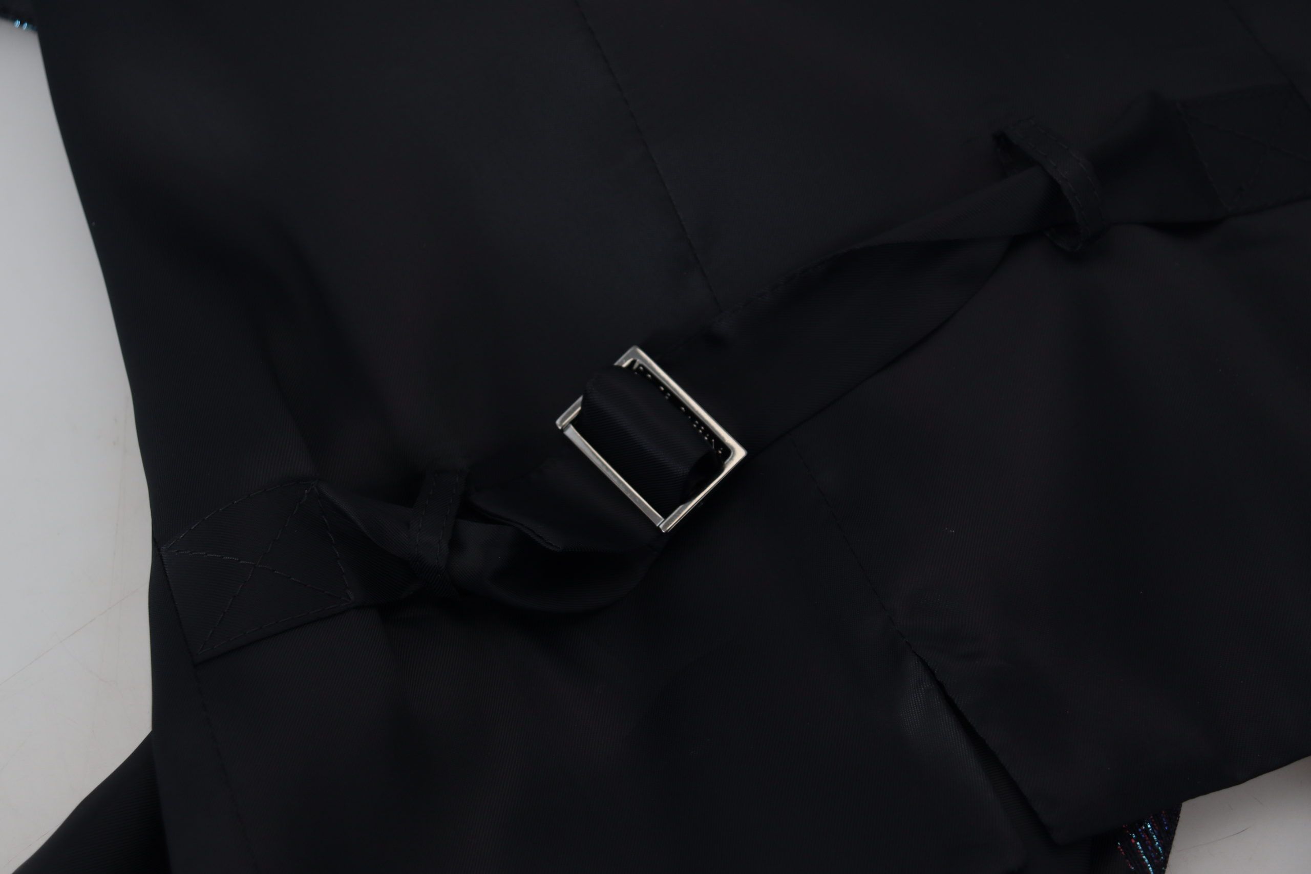 Multicolor Polyester Waistcoat Dress Formal Vest