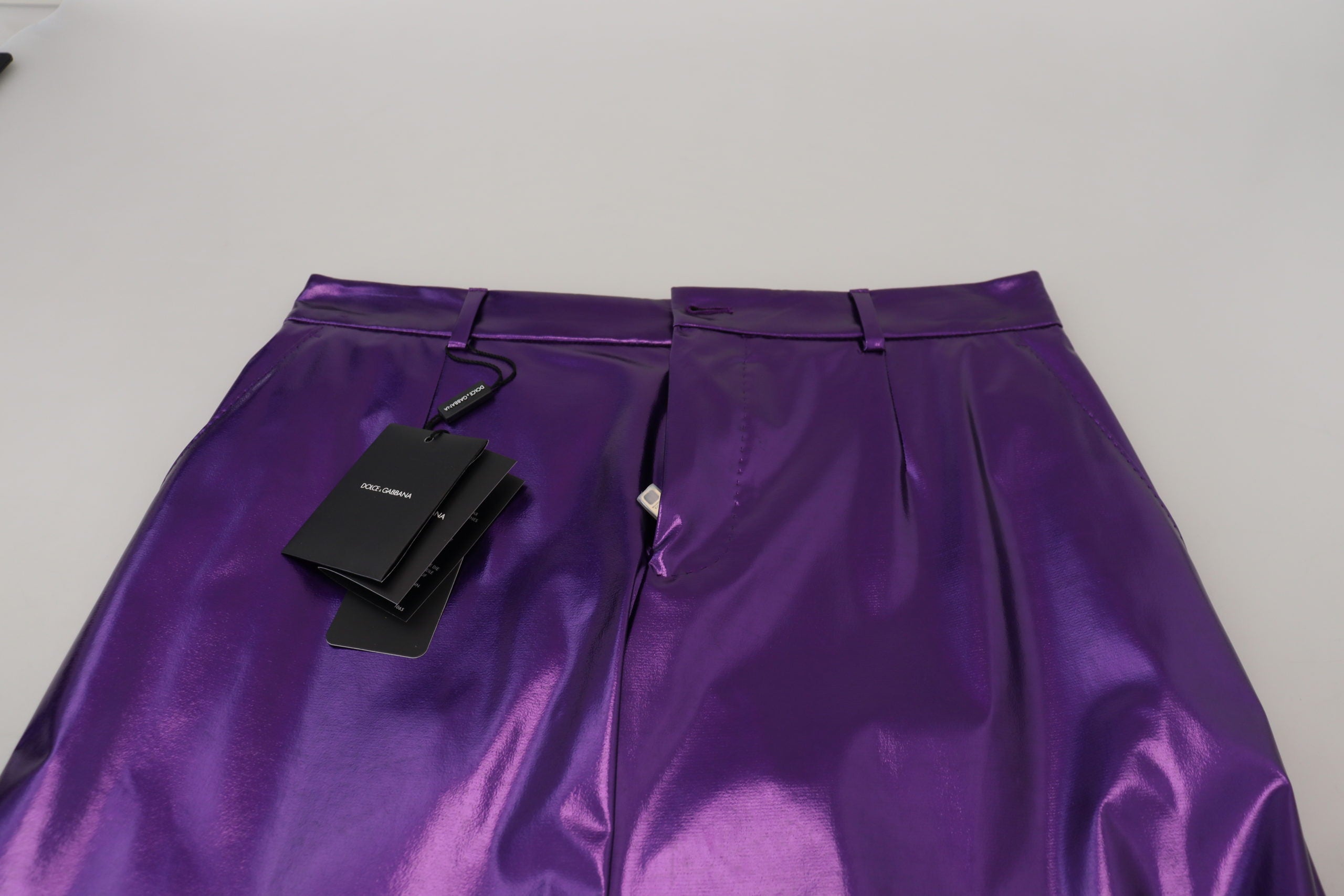 Purple Shining Men Casual Pants