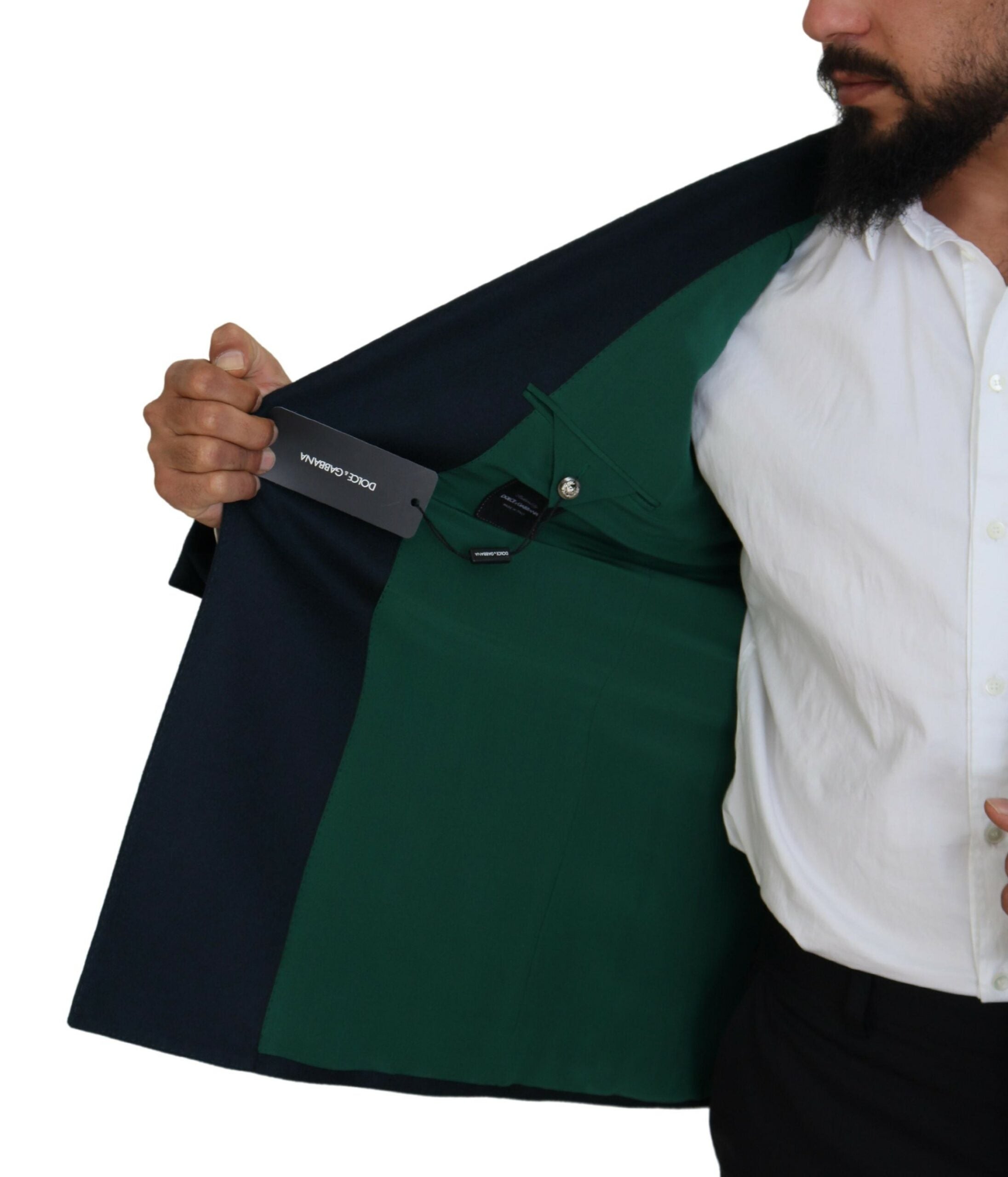 Blue Double Breasted Formal Coat Blazer