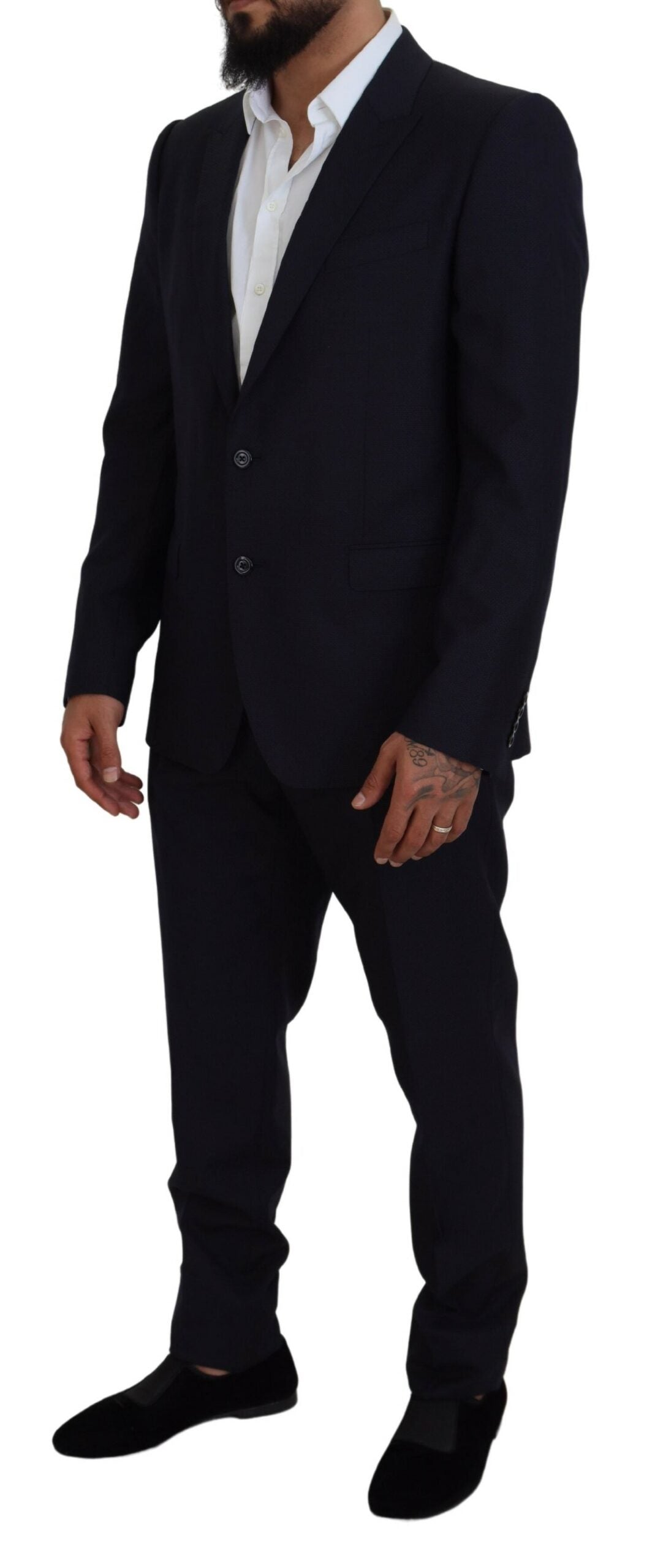 Blue Single Breasted 2 Piece MARTINI Suit