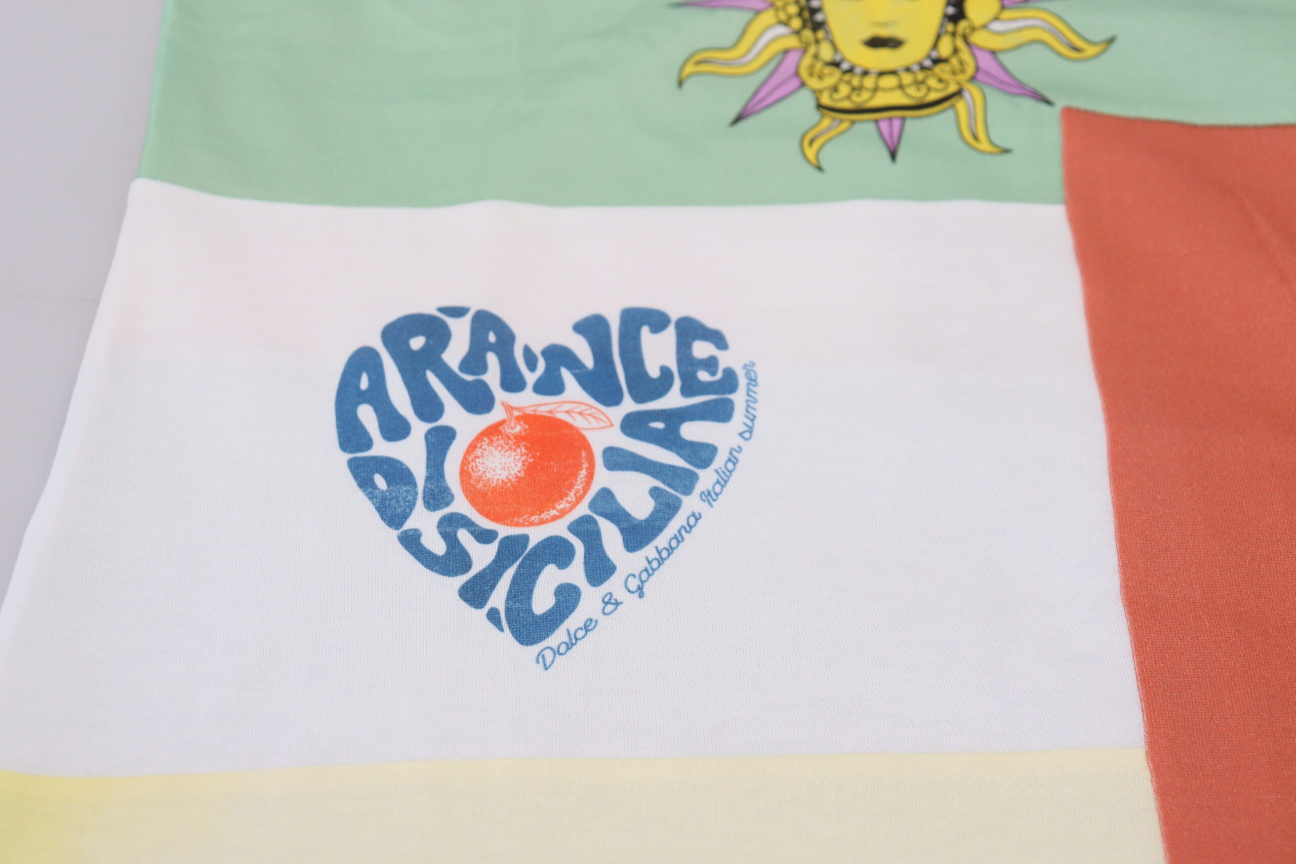 Multicolor Cotton DG Love Patchwork