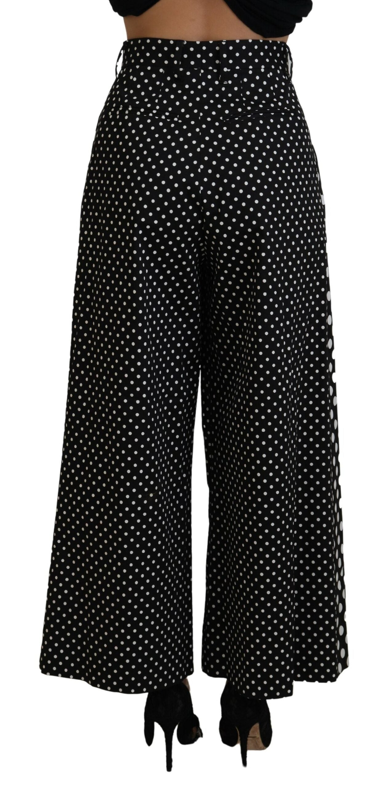 Multicolor Polka Dots High Waist Pants